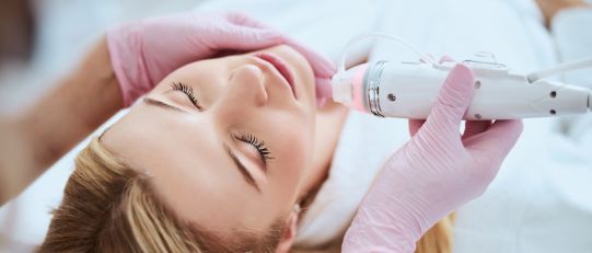 Woman receiving treatment at med spa in Sterling Heights