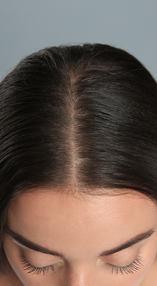 Top of womans head